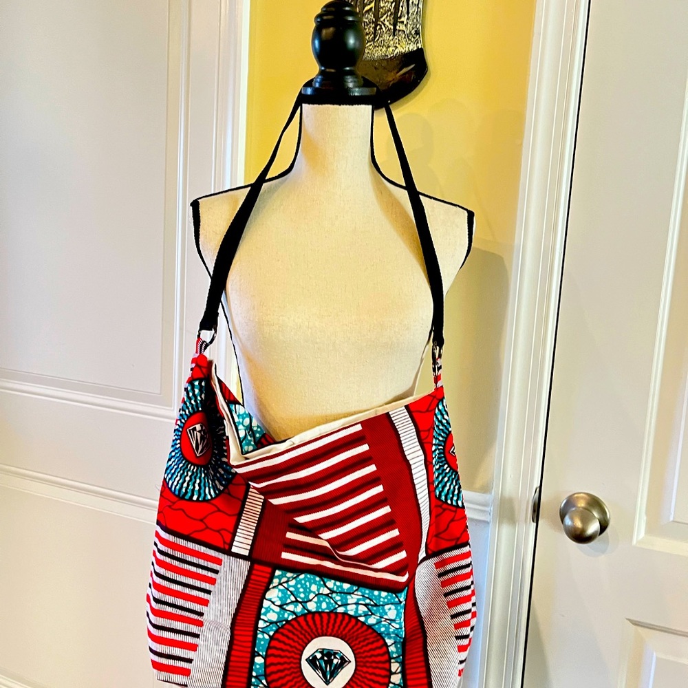 African Print Tote Bag